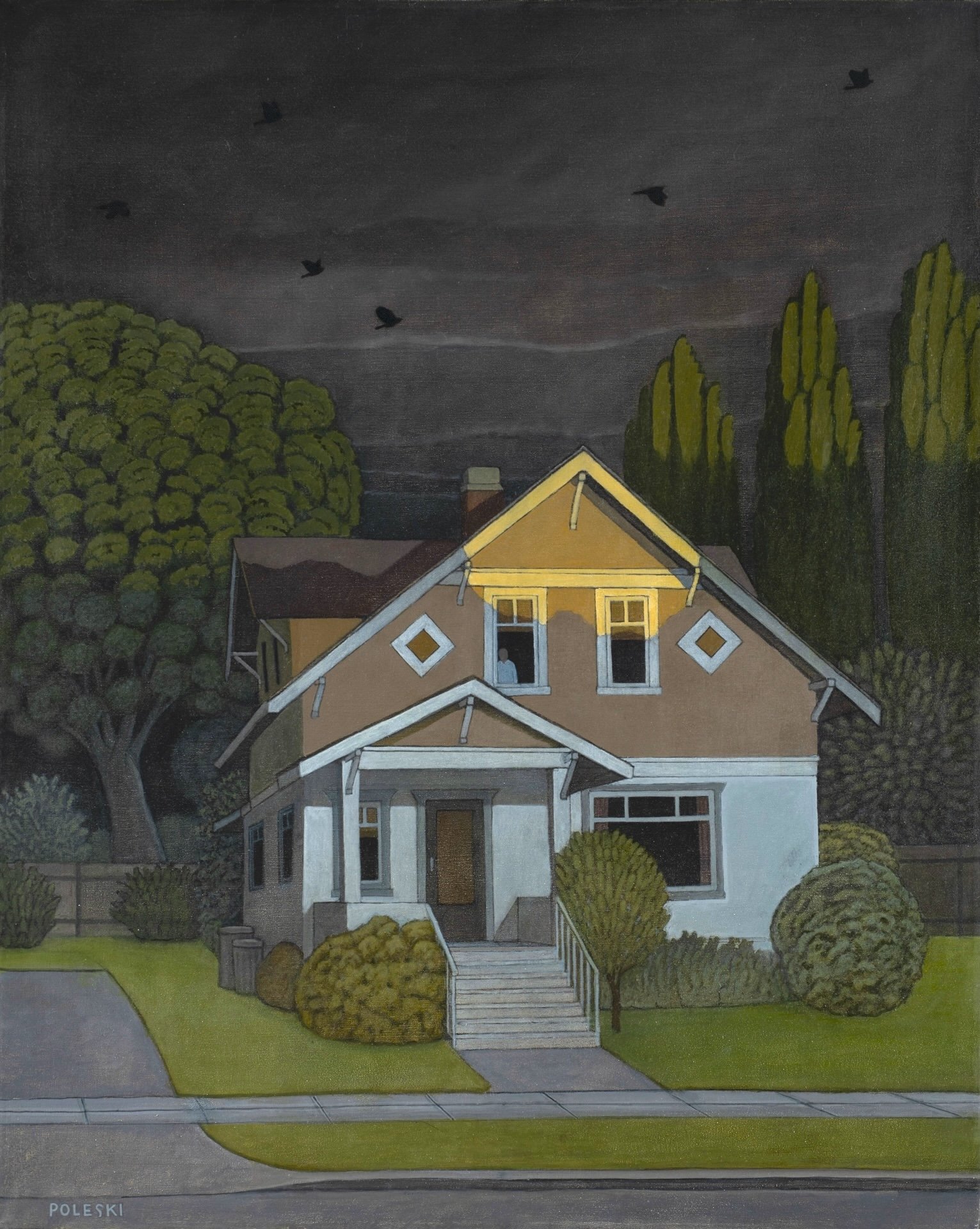   The Gathering Storm , David Poleski,  Oil on Canvas, 40” x  32” $6,200 