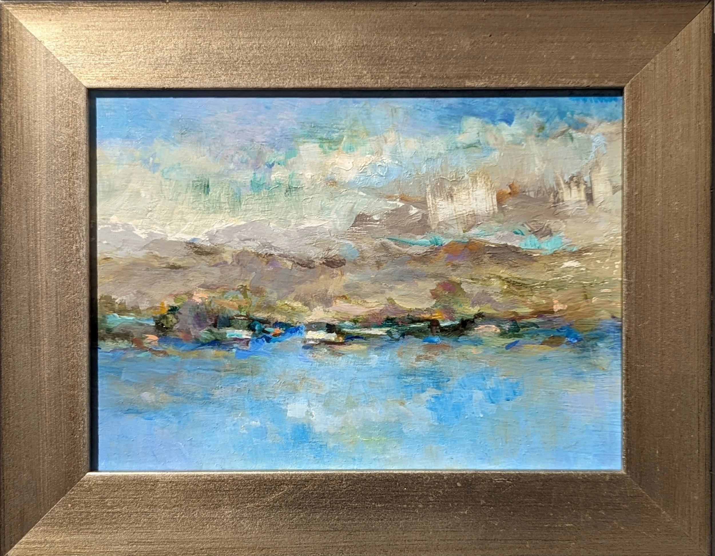   Coming Home , Sharon Marsland,  Oil on Panel, 9” x  12” $1,200 