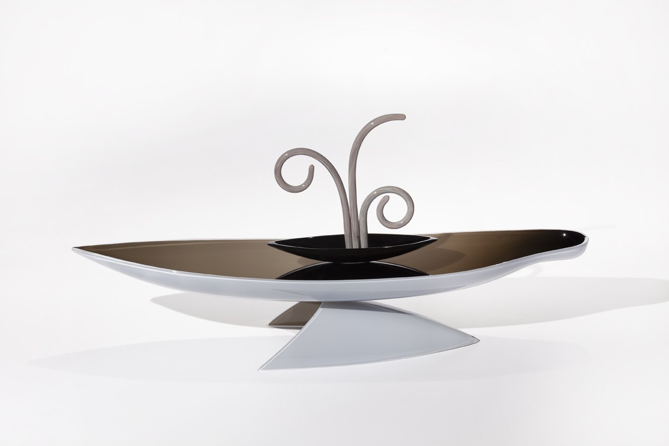   Hull , Paul Cunningham, Blown and Cut Glass, 13.5” x 28” x 6.5”  $5,200 