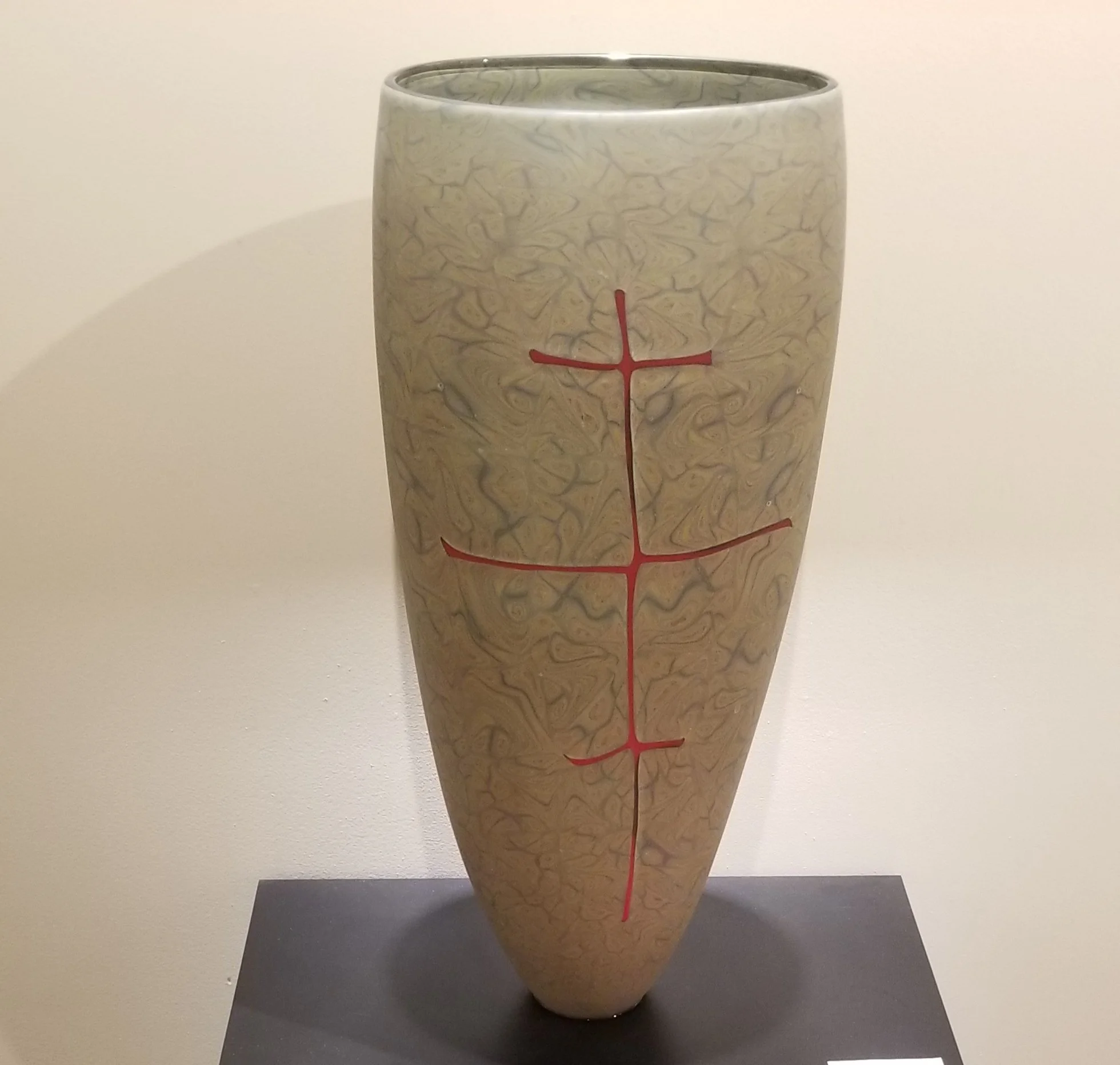   Modelli #3 , Paul Cunningham, Blown Glass, 18” x 7.5” x 5.5”  $6,000 