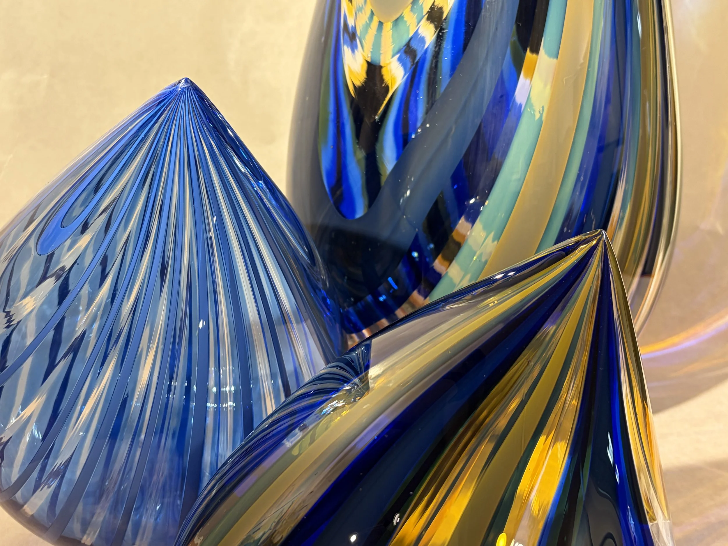   Gold Topaz Drop - Mikey Cozza , 2026, Blown Glass, 10” x 9” x 10” $2,000 