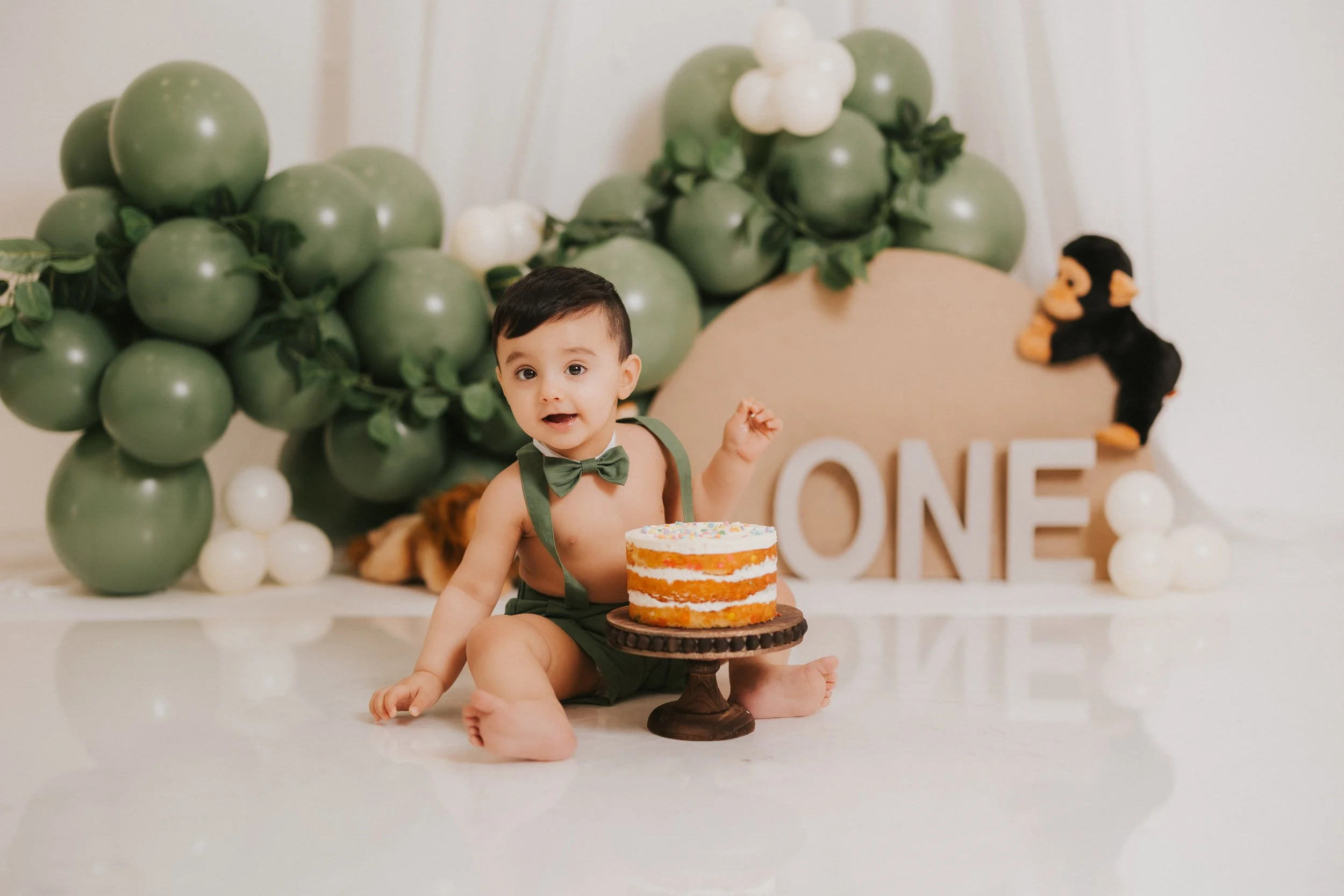 brampton baby boy cake smash photographer safari wild one theme-4.jpg