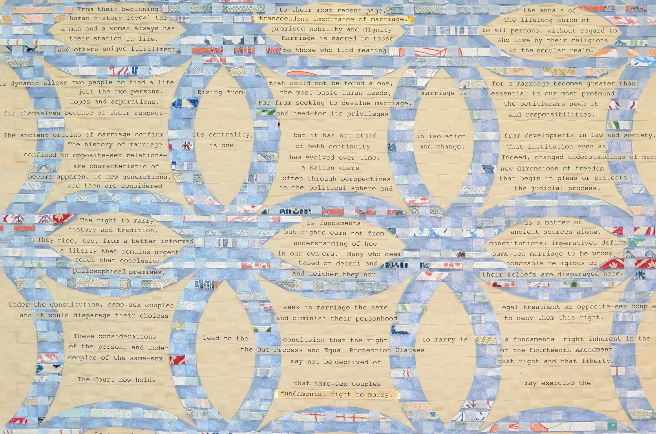    To Form A More Perfect Union II,   detail 