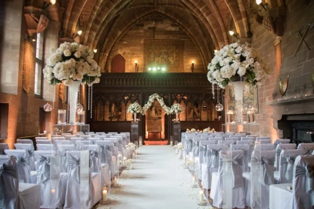 Wedding photography Cheshire Peckforton Castle