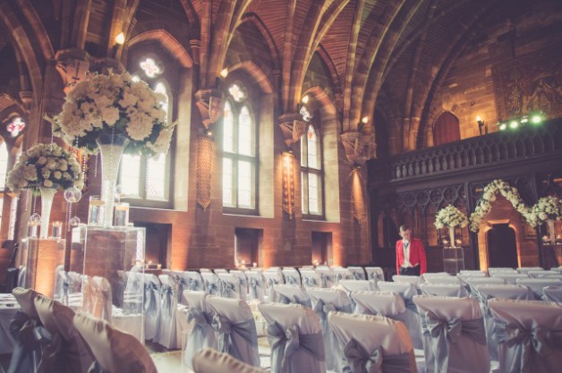 Wedding photography Cheshire Peckforton Castle