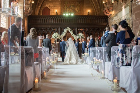 Wedding photography Cheshire Peckforton Castle