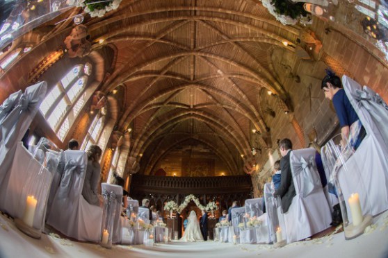 Wedding photography Cheshire Peckforton Castle