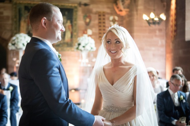 Wedding photography Cheshire Peckforton Castle