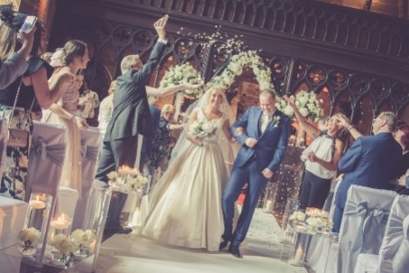 Wedding photography Cheshire Peckforton Castle