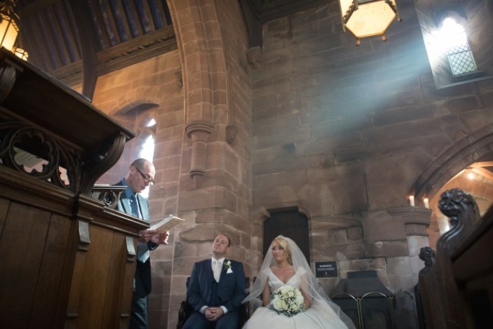 Wedding photography Cheshire Peckforton Castle