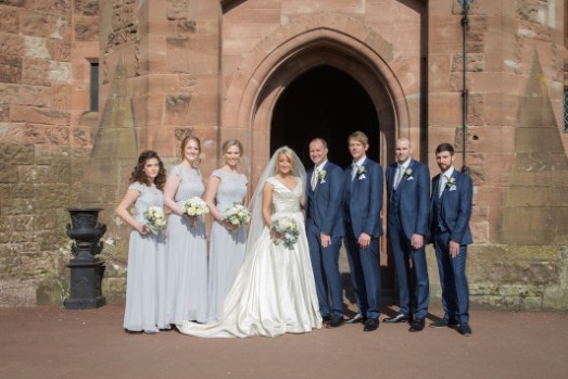 Wedding photography Cheshire Peckforton Castle