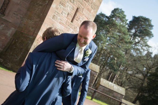 Wedding photography Cheshire Peckforton Castle