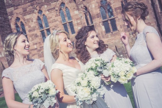 Wedding photography Cheshire Peckforton Castle