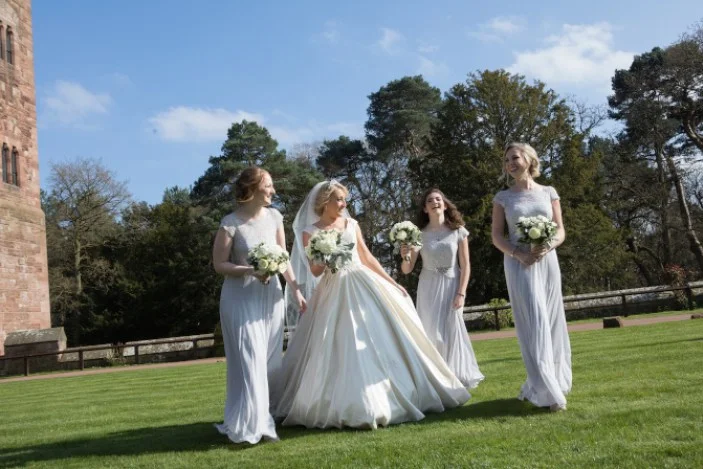 Wedding photography Cheshire Peckforton Castle