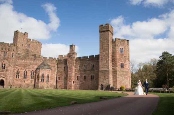 Wedding photography Cheshire Peckforton Castle