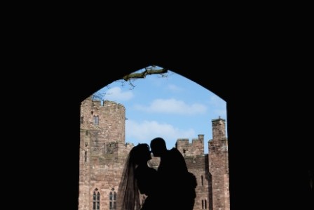 Wedding photography Cheshire Peckforton Castle