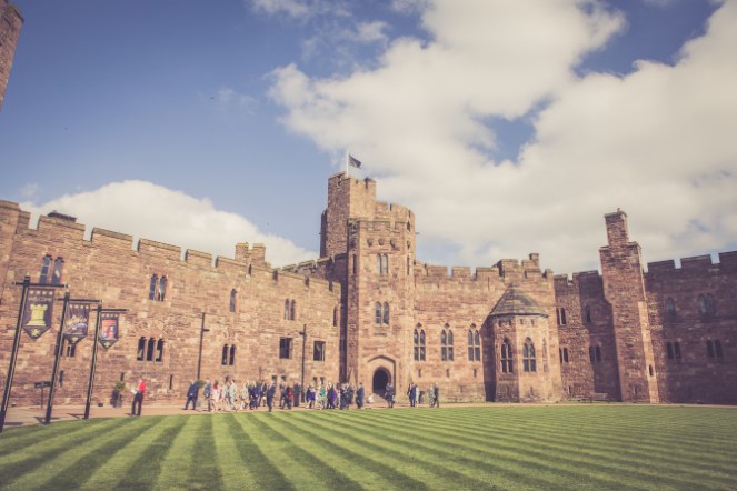 Wedding photography Cheshire Peckforton Castle