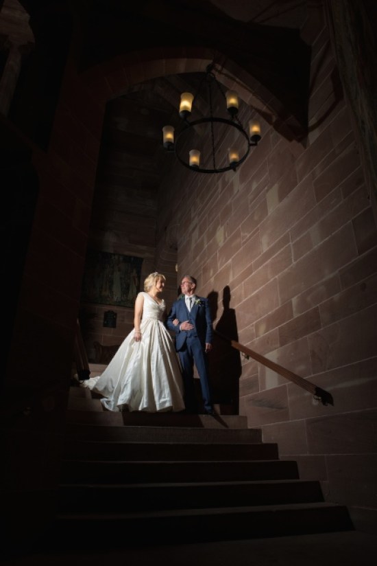 Wedding photography Cheshire Peckforton Castle