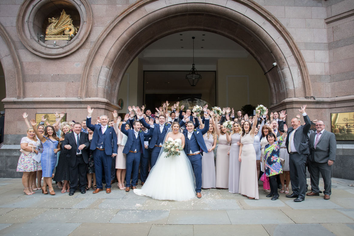 Midland Hotel Wedding Photography by Icon Studio