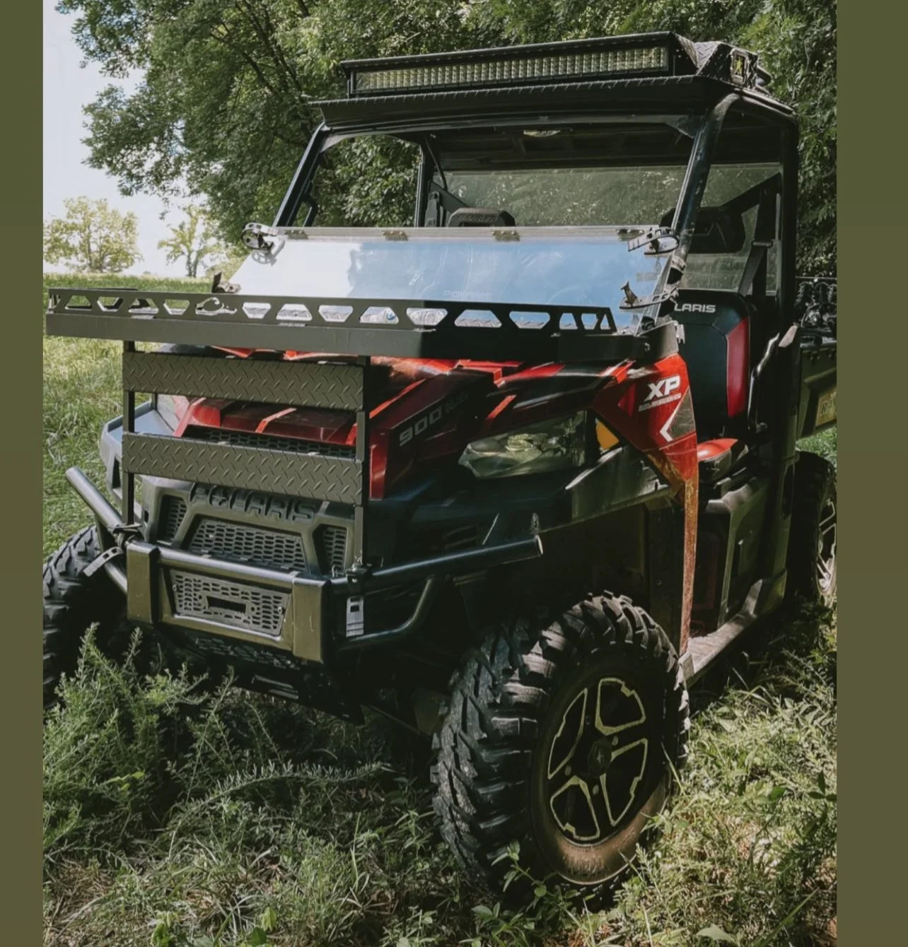 Polaris Ranger Front Rack — Deep South Products