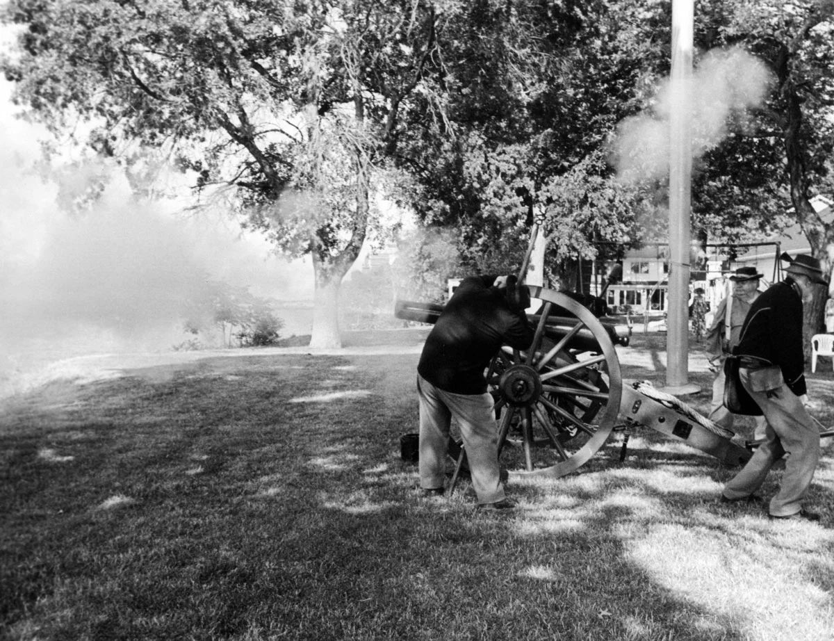 Three-inch gun, 2016 Camp Week.