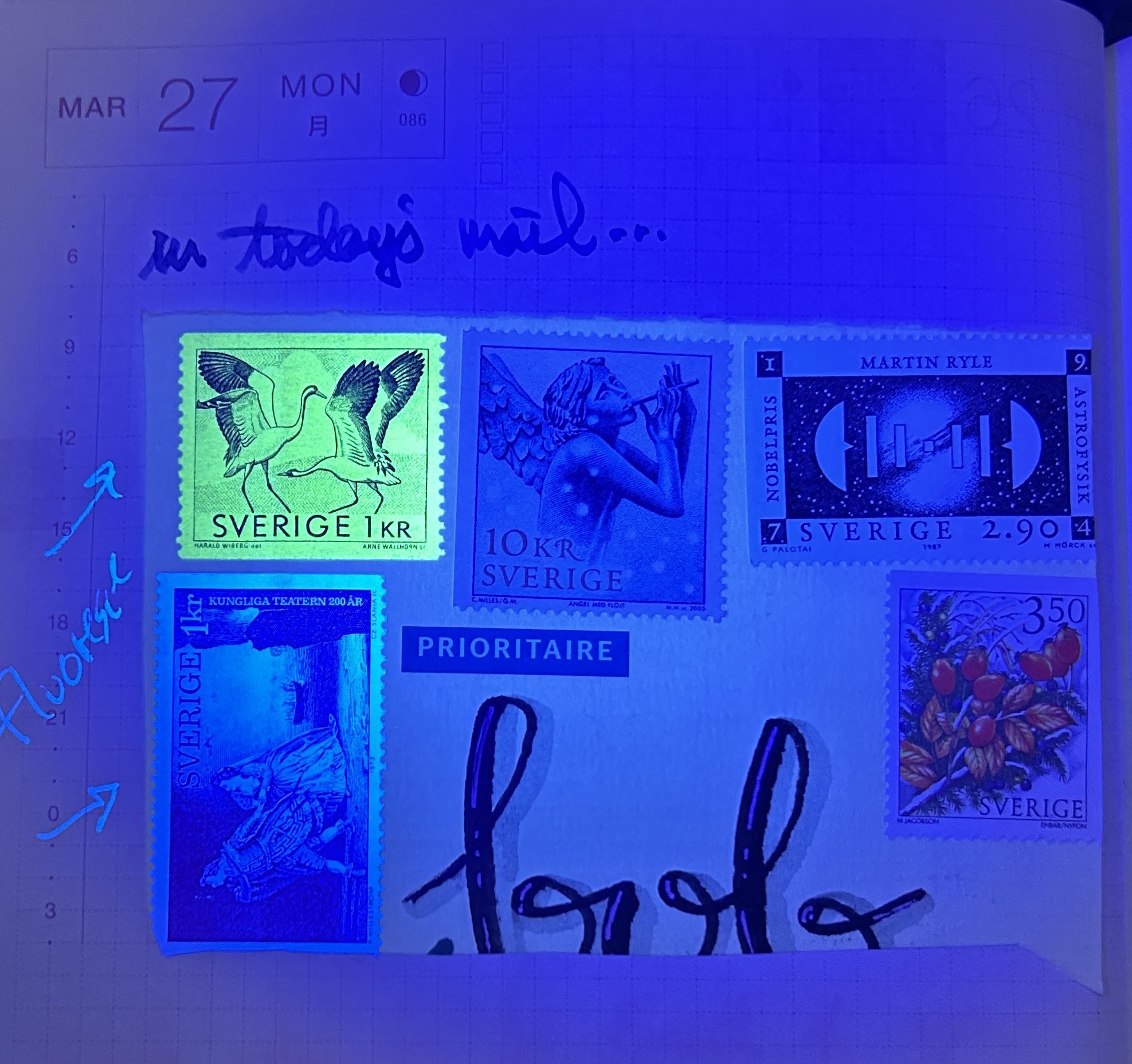 UV Invisible Ink Stamps