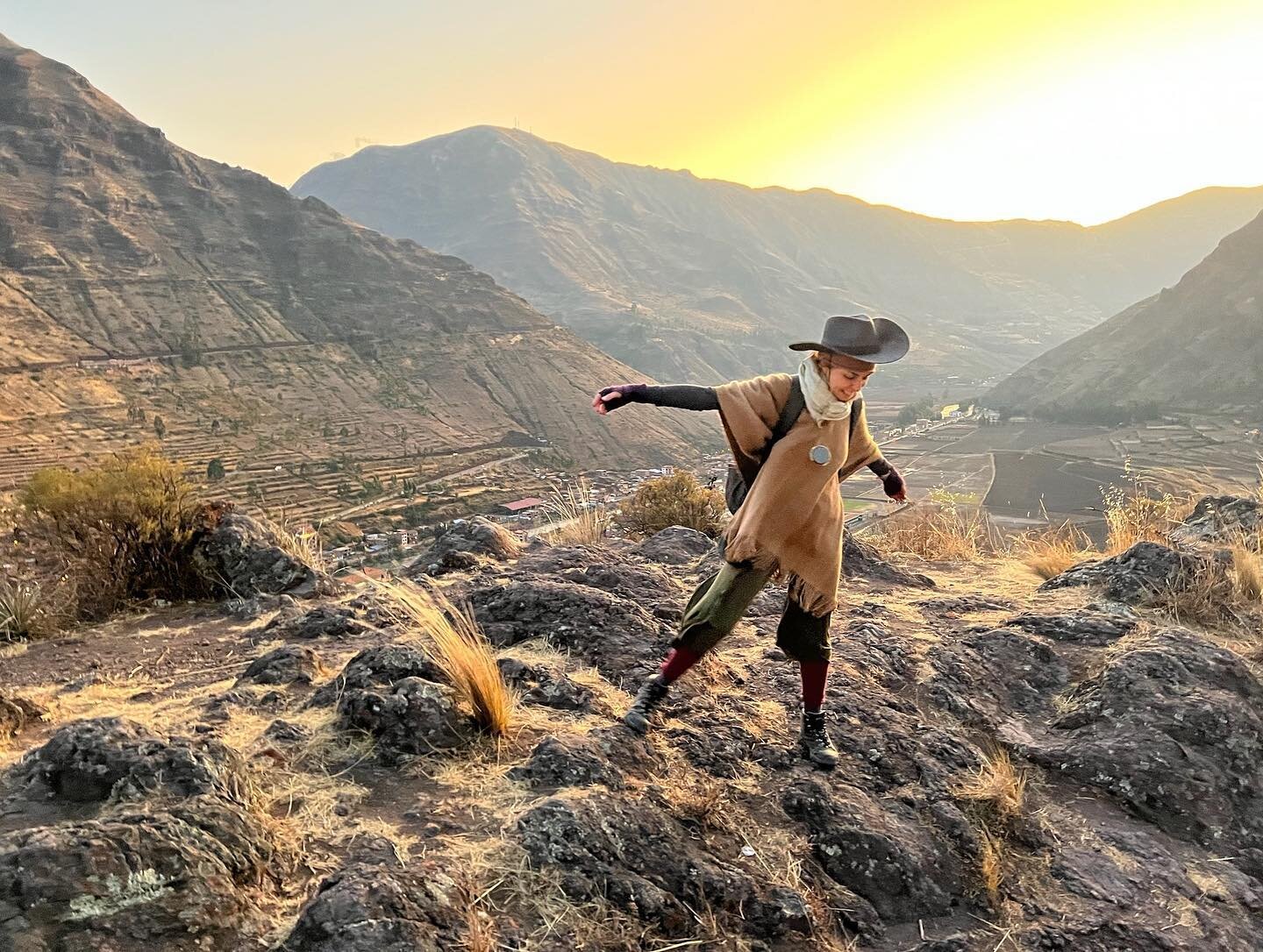 Happy new moon in Sagittarius 🔥

Photos from this past summer in Peru. Intihuatana - Temple of the Sun (Pisac).

@mahamaia and I snuck in by climbing the giant terraces.

This place has one of the most beautiful and healing energies I&rsquo;ve ever 