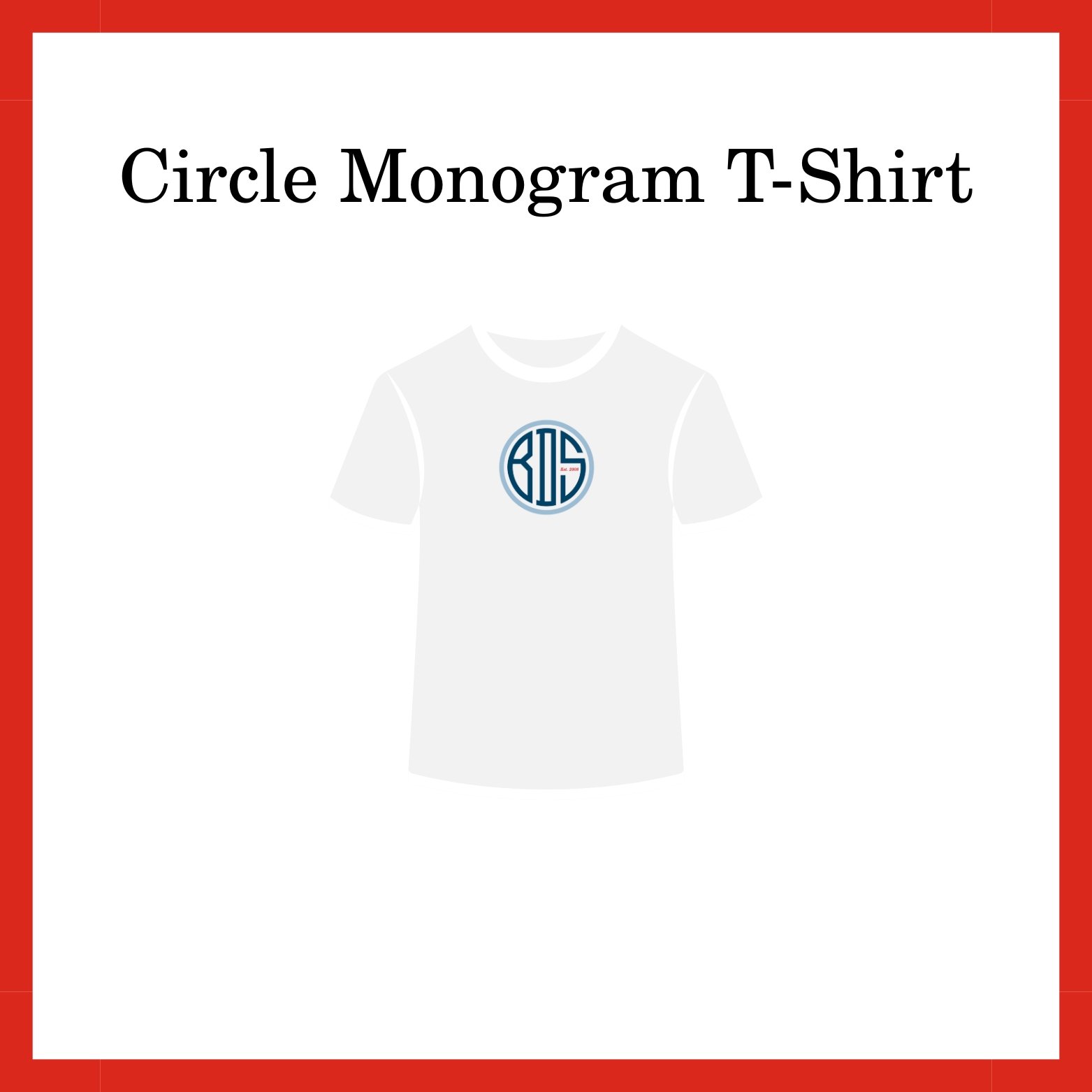 Circle Monogram T-Shirt