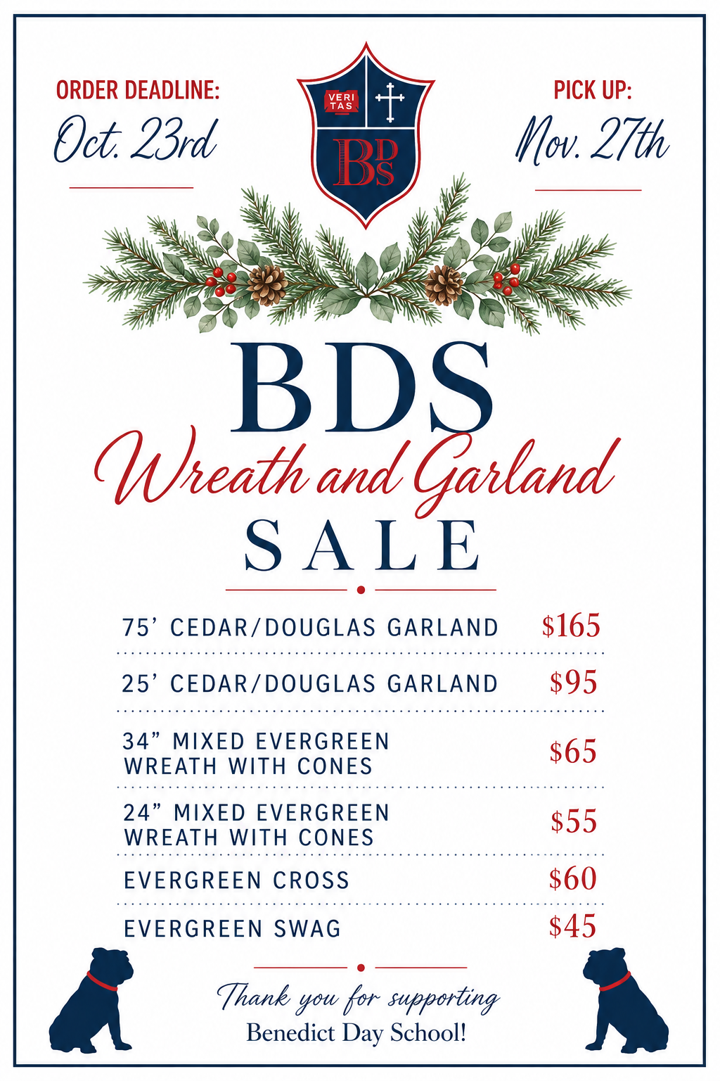 BDS Wreath and Garland Sale