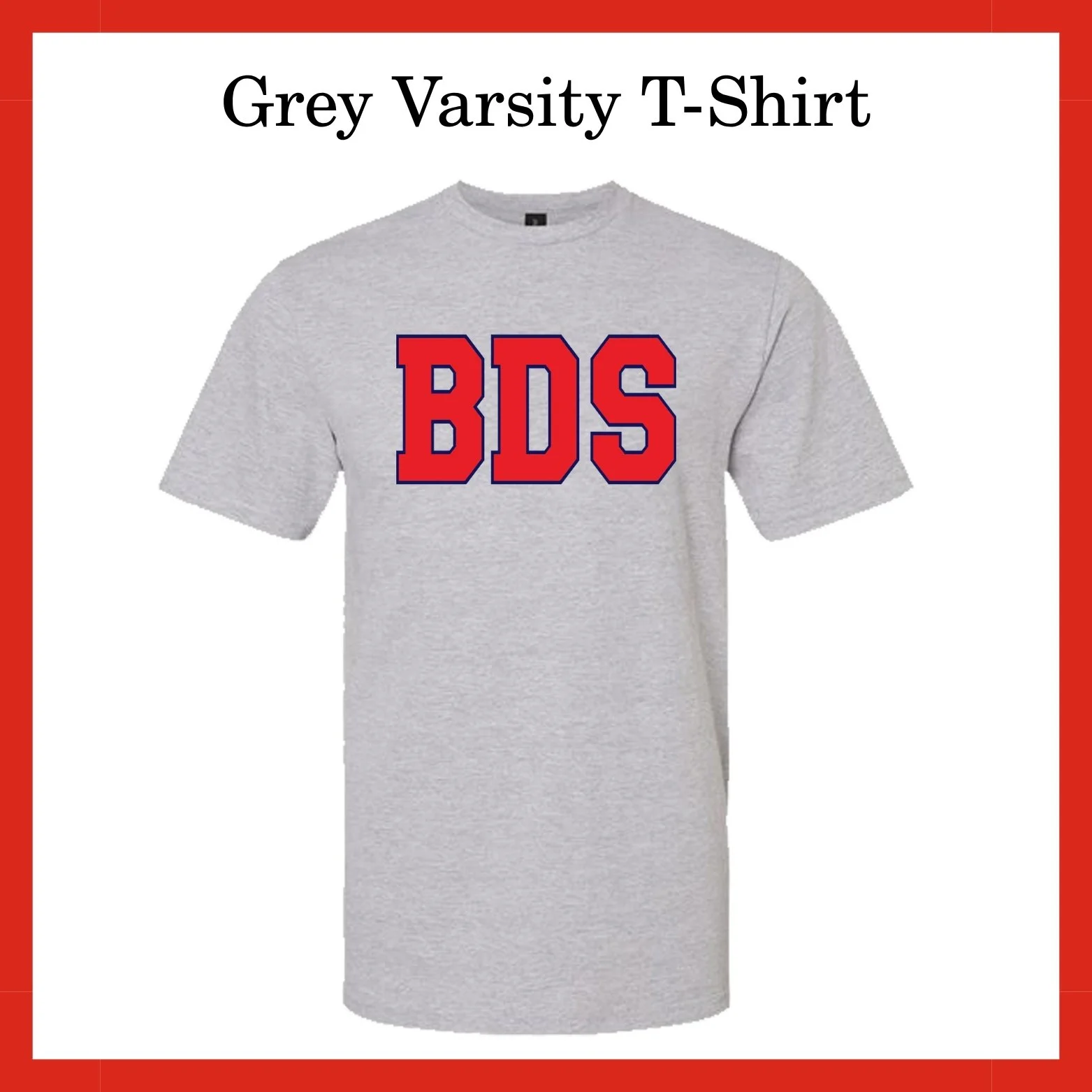 Grey Varsity T-Shirt