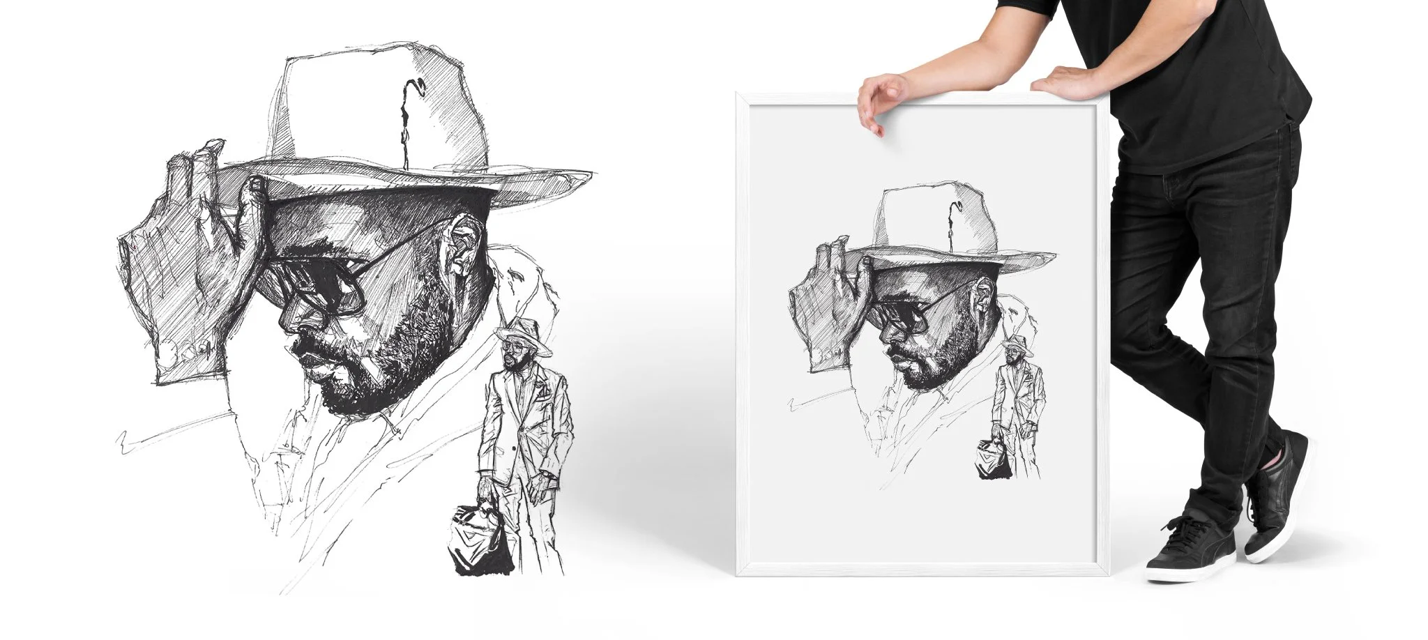 Viral Sketch Illustration Work By Carl Llc