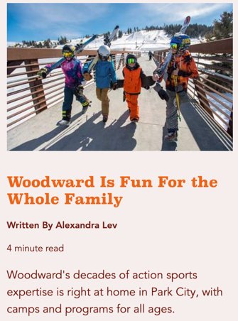Woodward Is Fun For the Whole Family