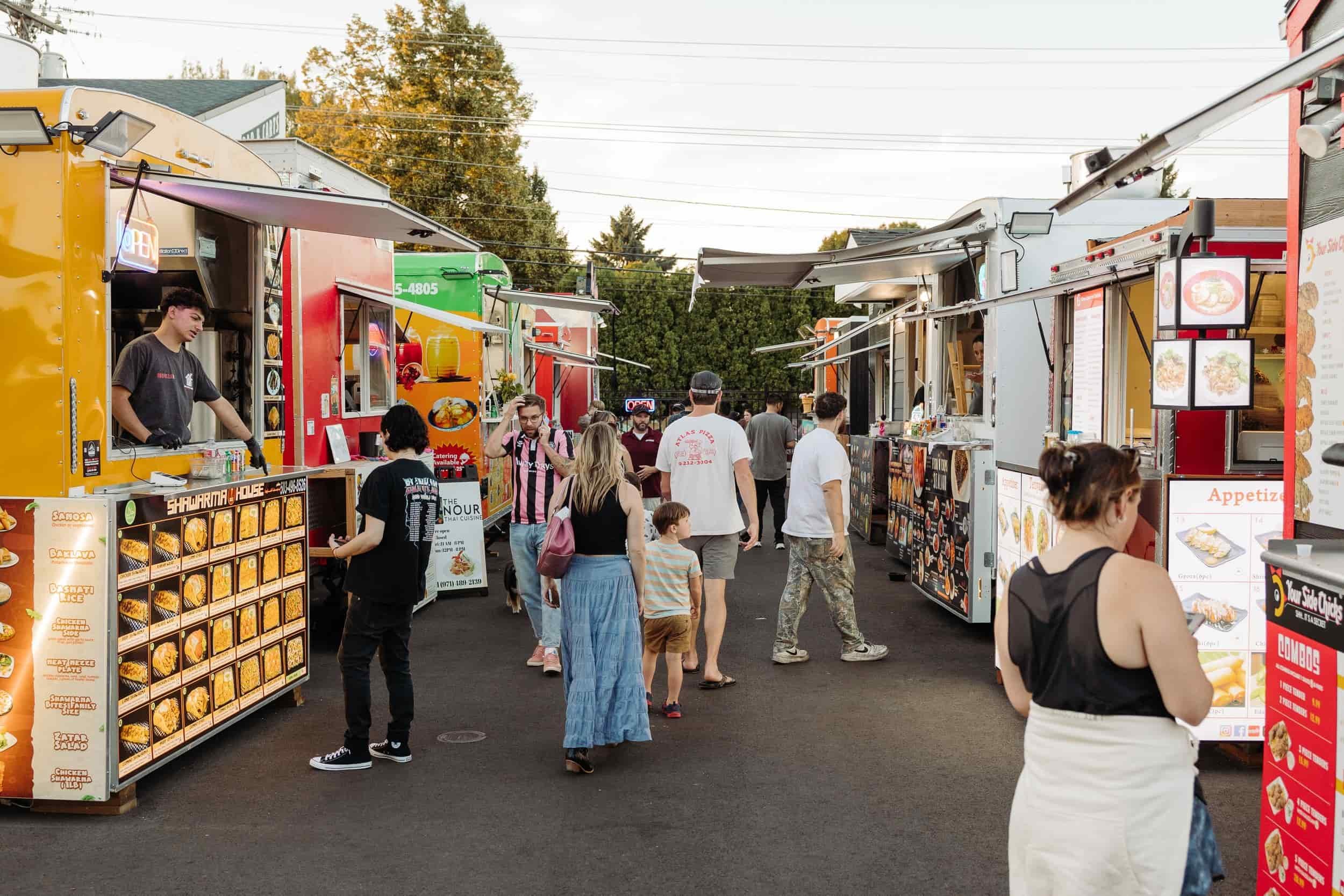 Food Cart Pods Near The Oregon Convention Center