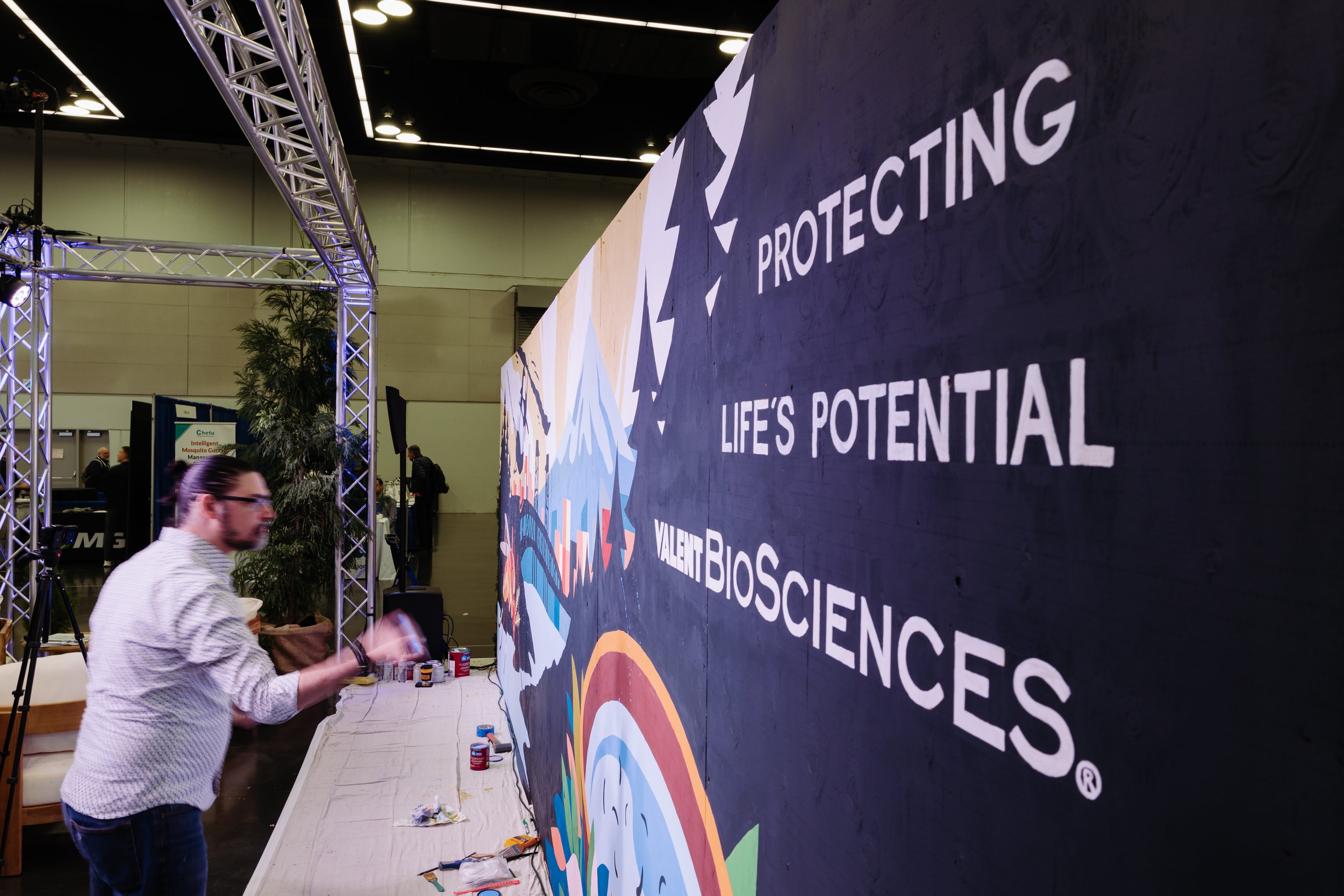 AMCA Conference Mural at the Oregon Convention Center