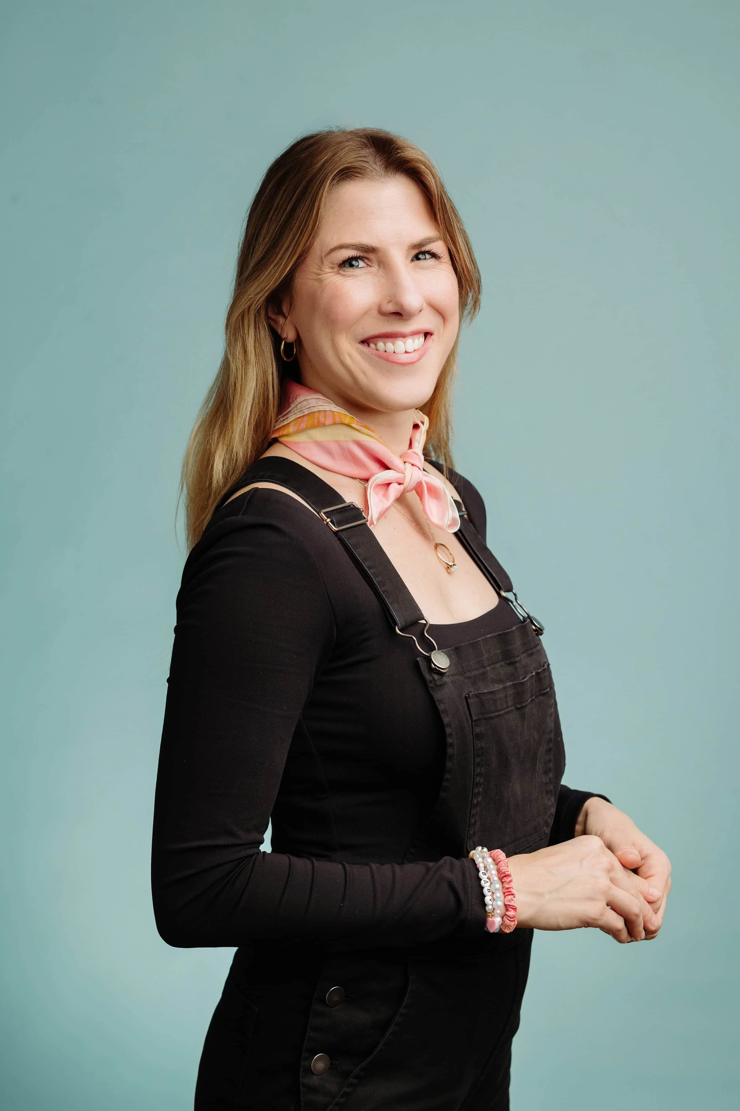Woman poses for a headshot in Portland Oregon