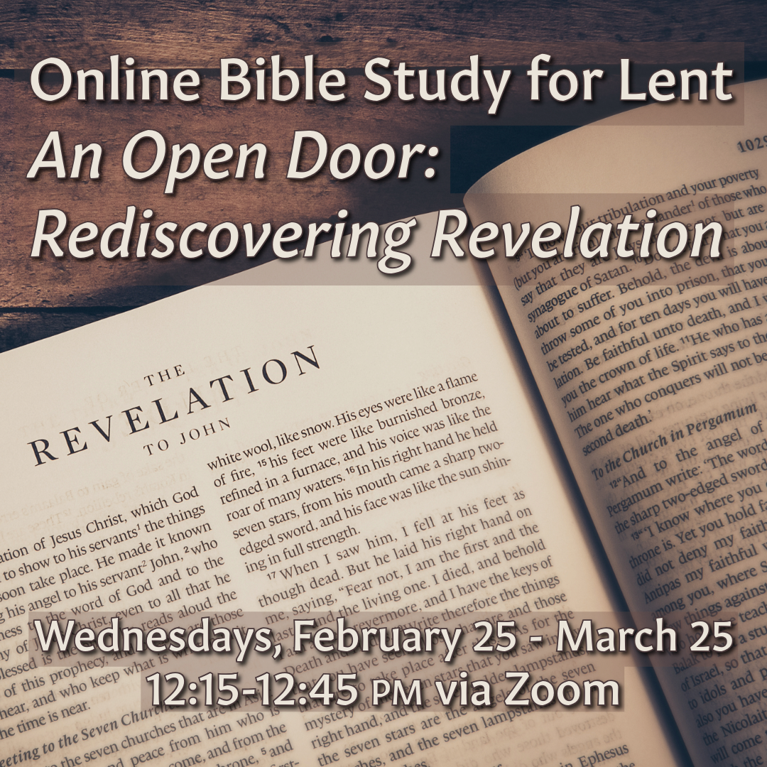 Online Bible Study for Lent - An Open Door: Rediscovering Revelation