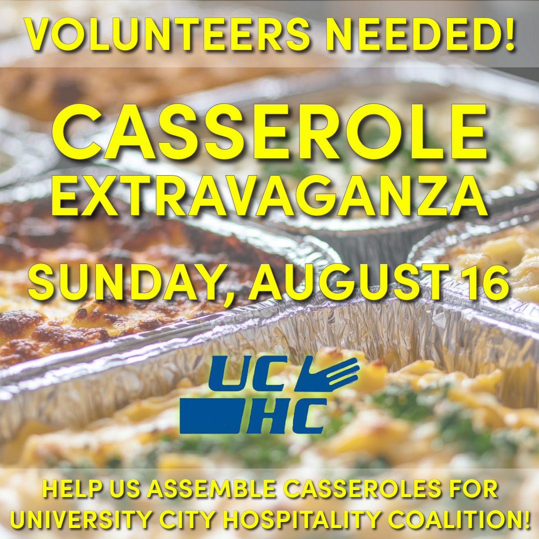 Casserole Extravaganza - Volunteers Needed