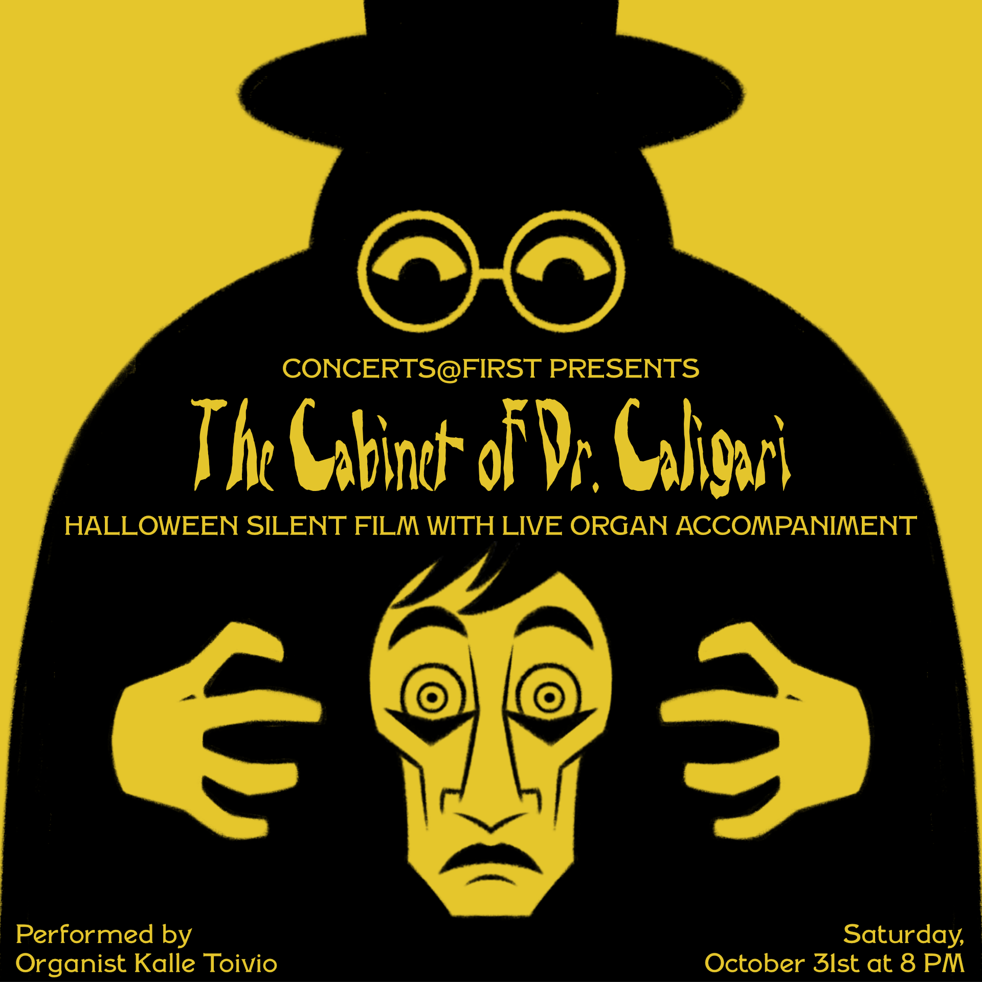 Halloween Silent Film: The Cabinet of Dr. Caligari