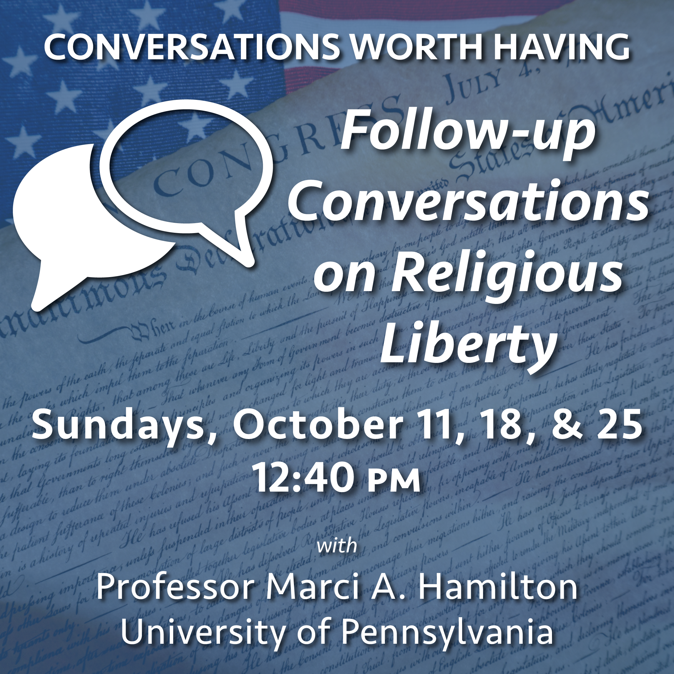 CWH Follow-up Conversations on Religious Liberty