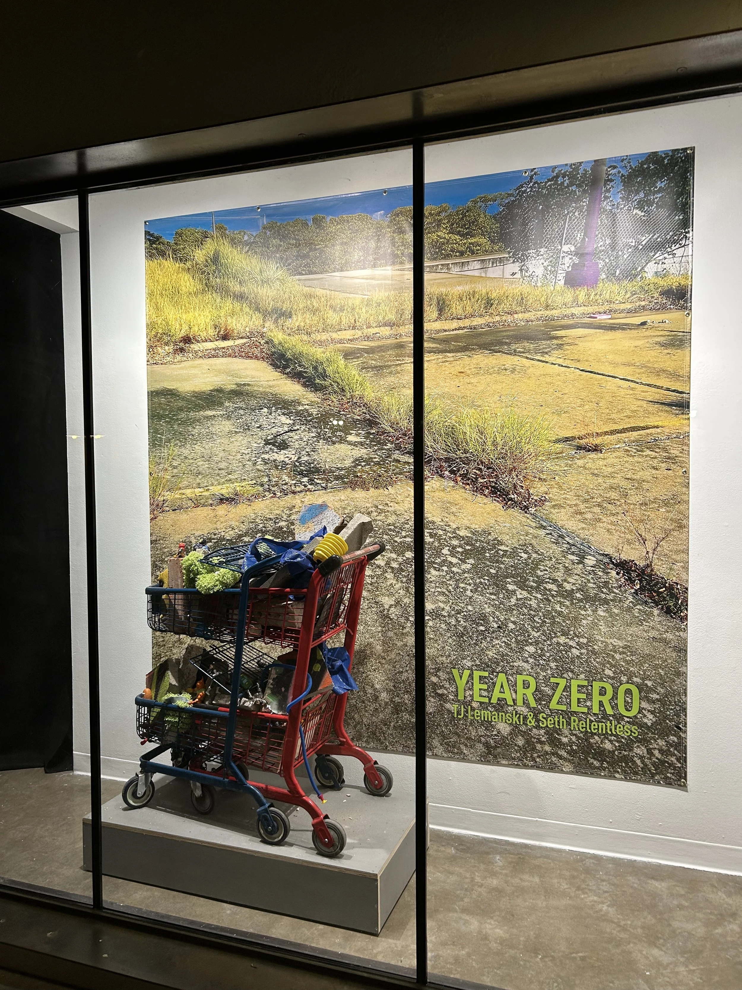 Untitled collaborative window sculpture