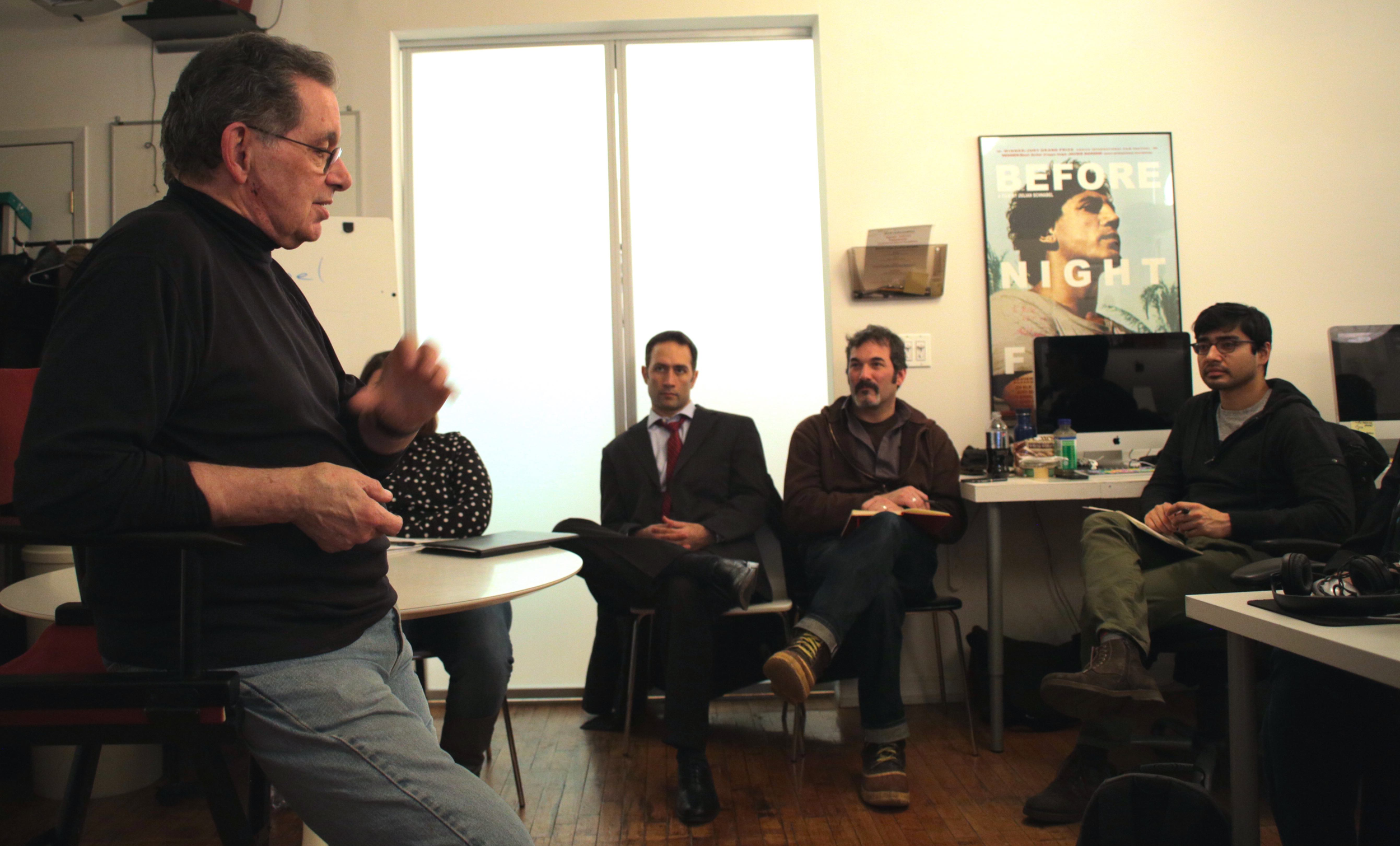 Artist in Residence Craig McKay, ACE speaks with MEWShop Six Week Intensive Students.