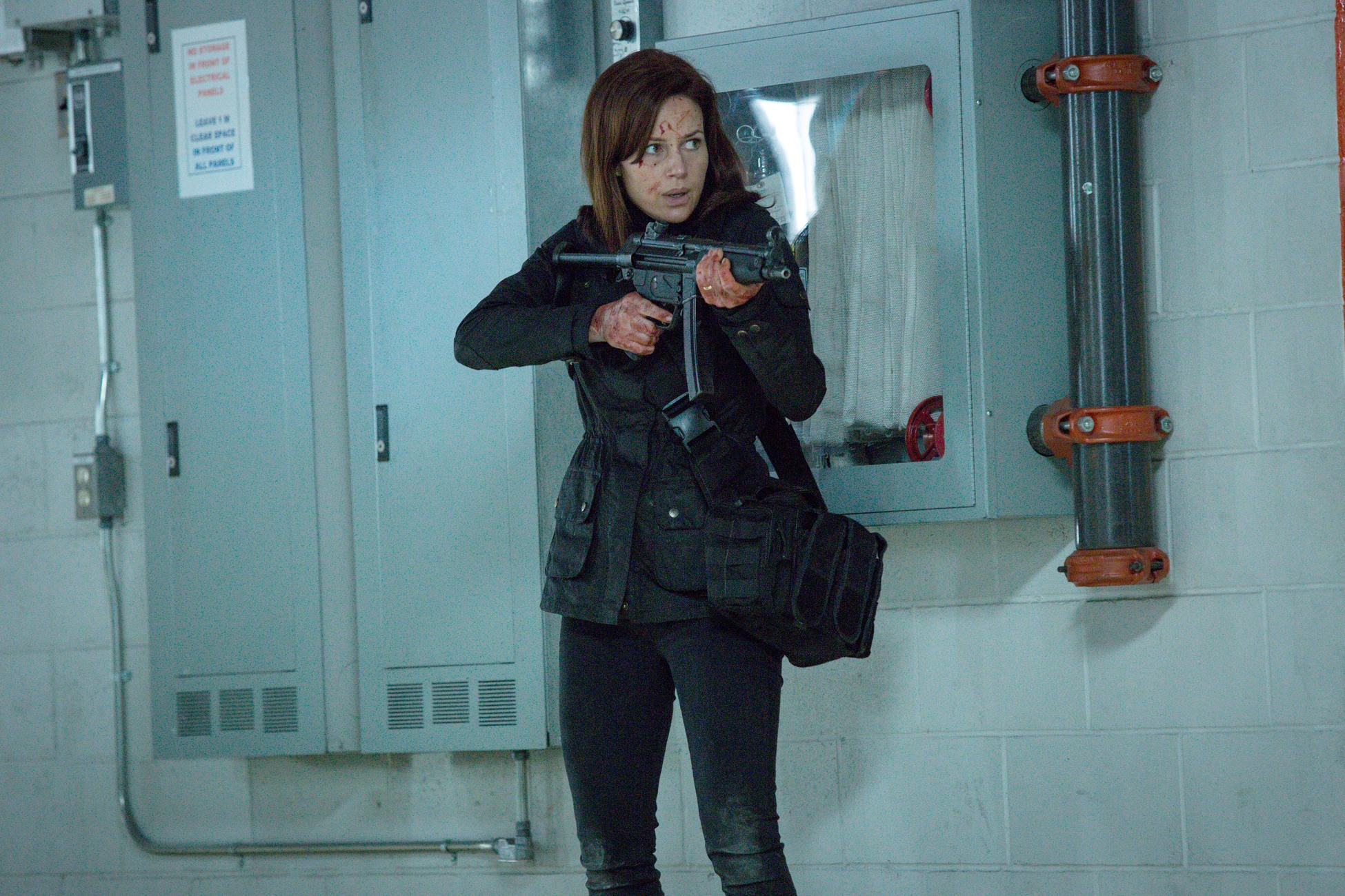 Kate (Carla Gugino) in the “Cycle” season finale episode of Wayward Pines