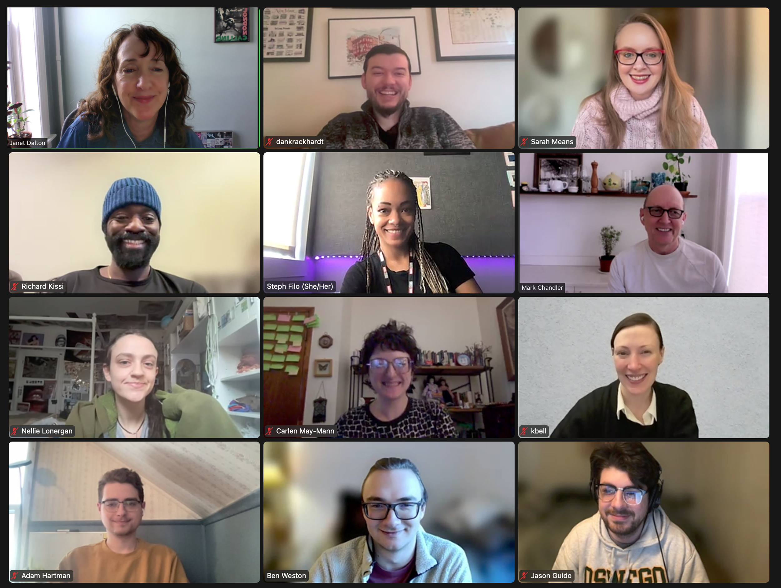 Artst in Residence Editor Stehanie Filo, ACE, Speaks with MEWShop students.