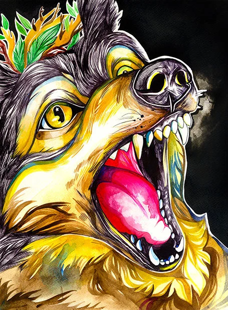 Storybook Wolf