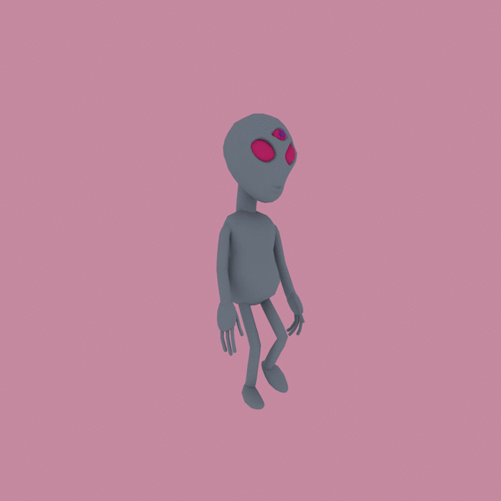 Alien Walk Cycle