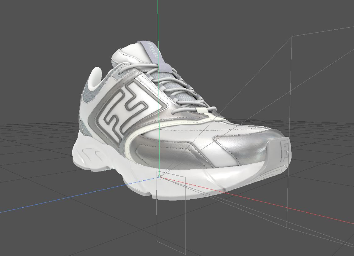 Fendi Shoe in Spark AR
