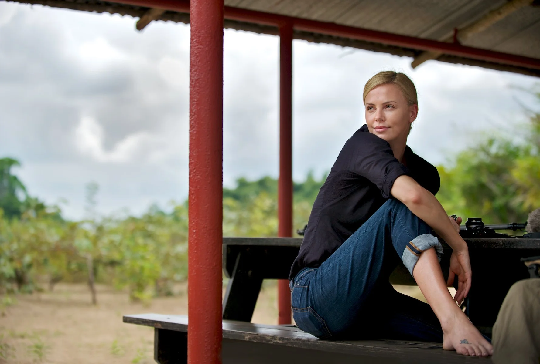 CHARLIZE THERON + JANE GOODALL