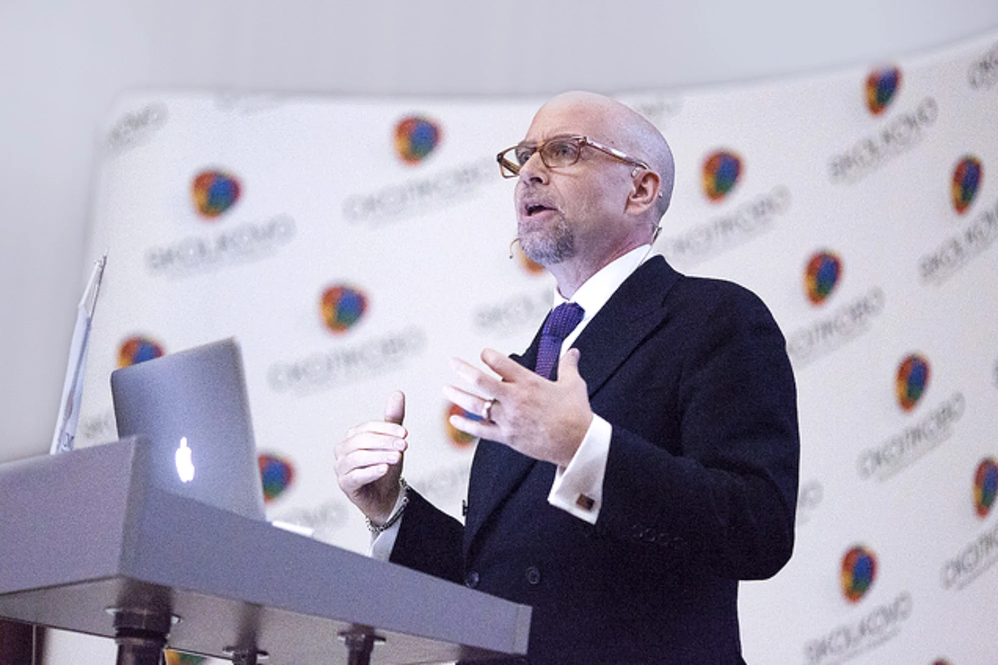 At Moscow's Skolkovo Innovation Centre.