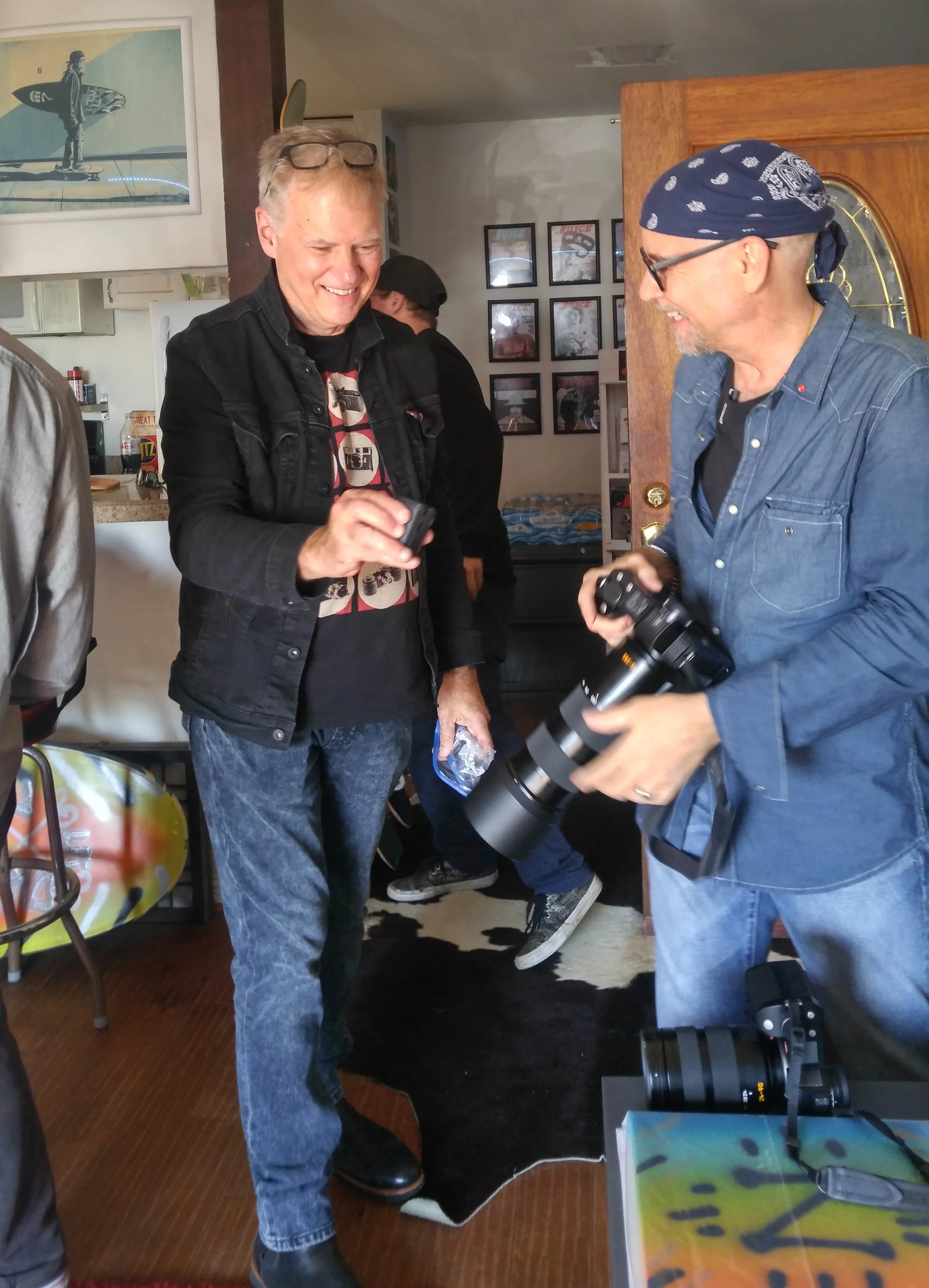 Ray Olson, Leica Camera Product Specialist, plus an old pal from San Francisco days. Good to reconnect Ray! Photo by Yvette Trinh/Leica