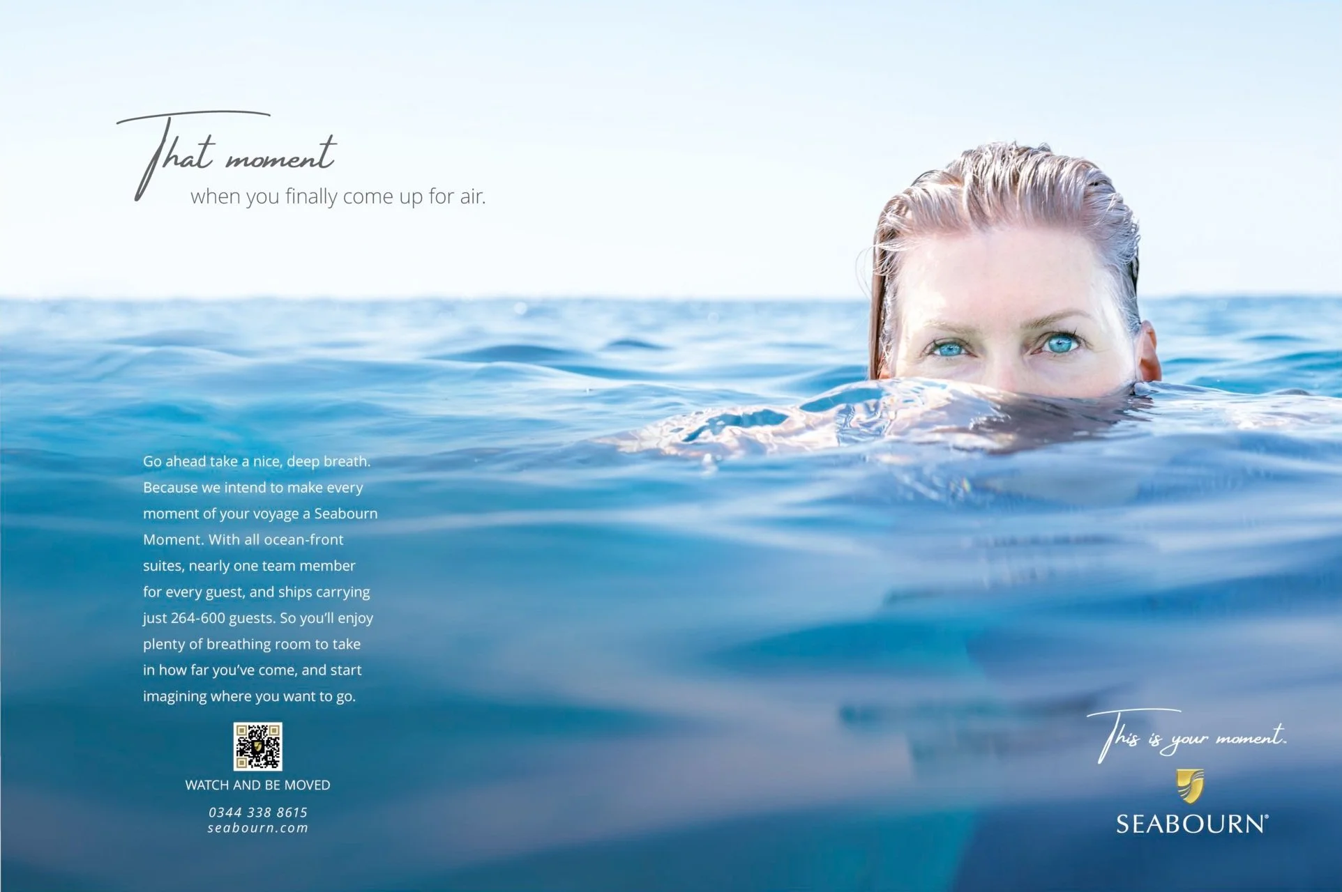 DOUG MENUEZ' SEABOURN CAMPAIGN AND THE THRILL OF SEEING WORK IN PRINT